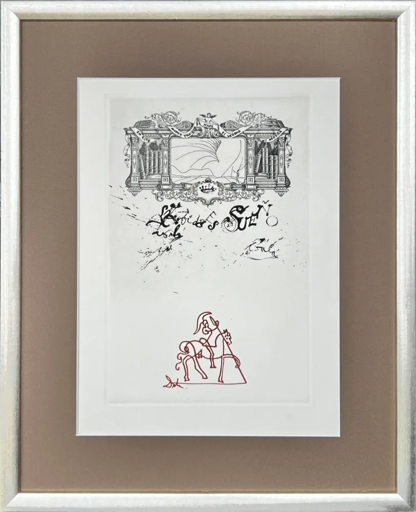 Radierung Dali - Frontispiece