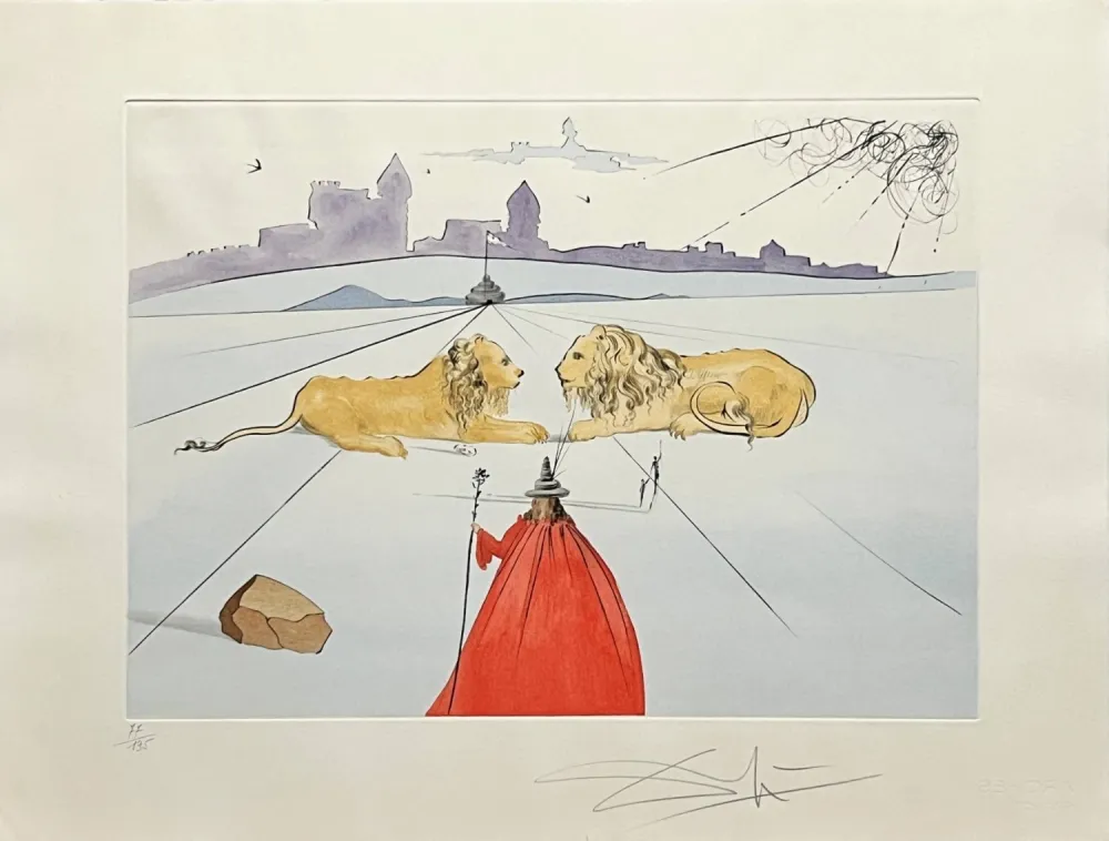 Radierung Dali - Gad