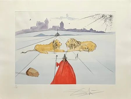 Radierung Dali - Gad