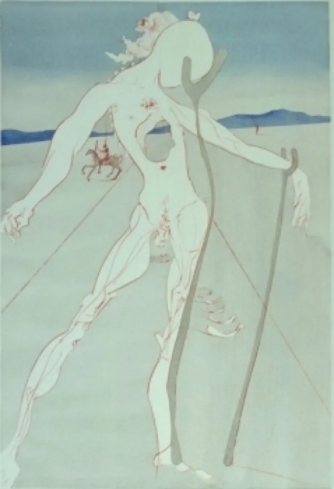 Stich Dali - Hommage à la Medecine (Vesalius)