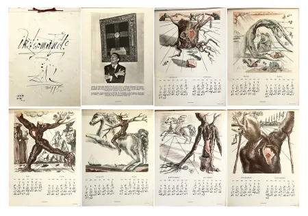Illustriertes Buch Dali - INTERMUNDO. Calendrier pour 1956