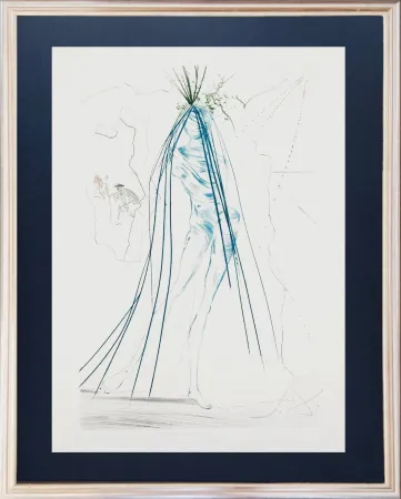 Radierung Dali - Iseult of the White Hands