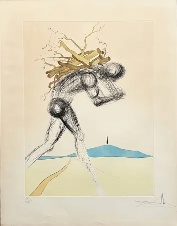 Radierung Dali - Issachar