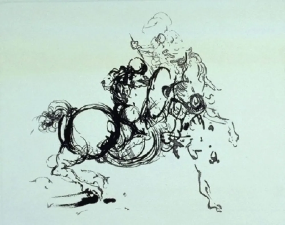 Stich Dali -  Jinete 1936