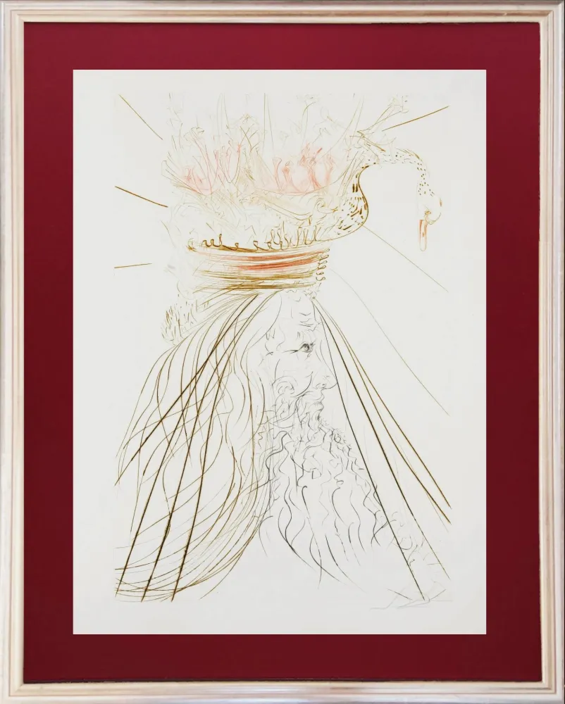 Radierung Dali - King Marc