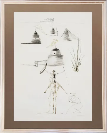Radierung Dali - King Marc's Camp