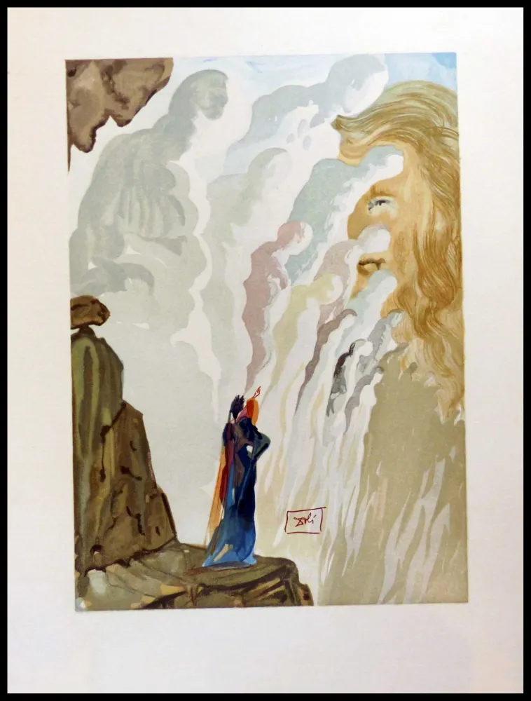 Holzschnitt Dali - LA BEAUTE DES SCULPTURES