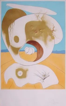 Radierung Dali - La conquista del cosmos