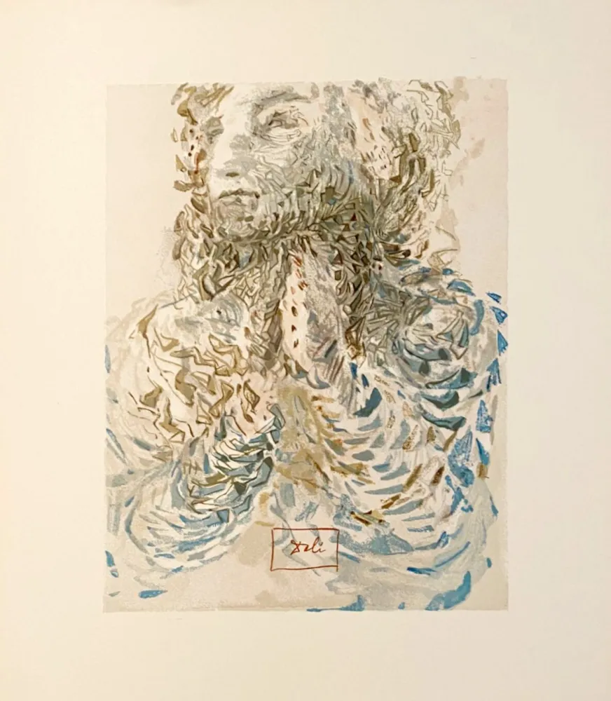 Holzschnitt Dali - La Divine Comédie - Paradis 17 - La prescience divine