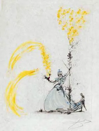 Stich Dali - La Fille a Page