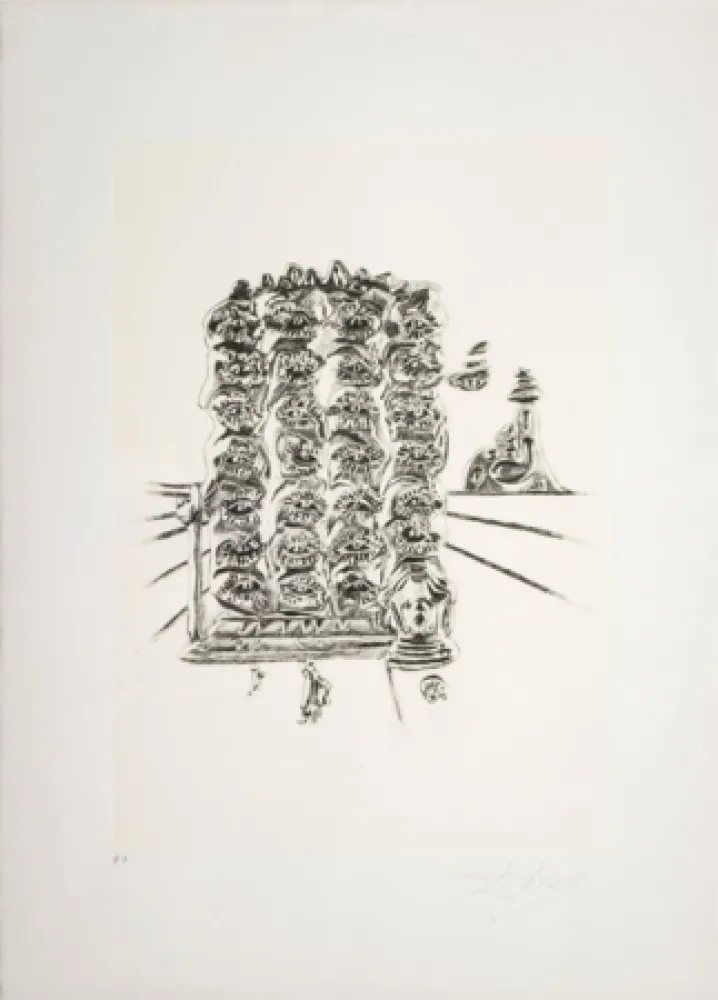 Lithographie Dali - La Genesi