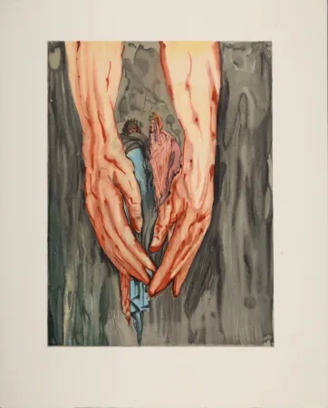 Lithographie Dali - La Montée de Géryon