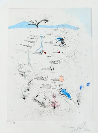 Stich Dali - La Plage de Sète