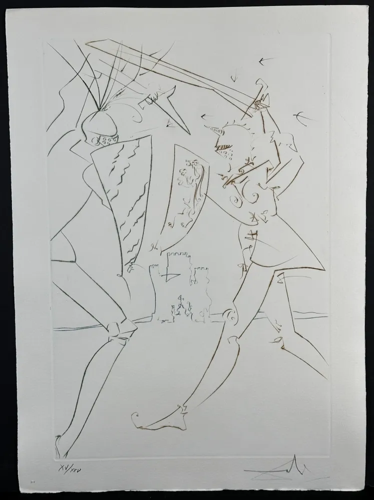 Stich Dali - La Quete du Graal The Pass of Gadalore