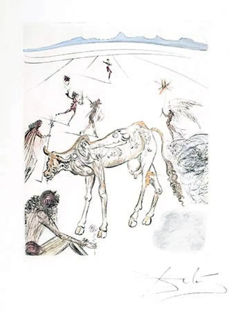 Stich Dali - La Vache Sacre (The Sacred Cow)