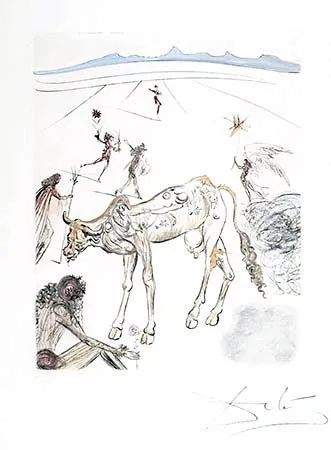 Stich Dali - La Vache Sacre (The Sacred Cow)