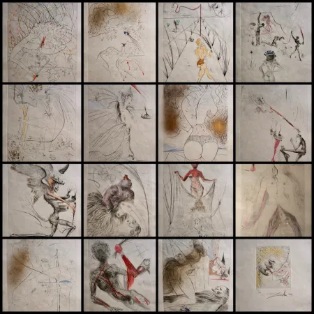 Stich Dali - La Venus aux Fourrures Complete Suite