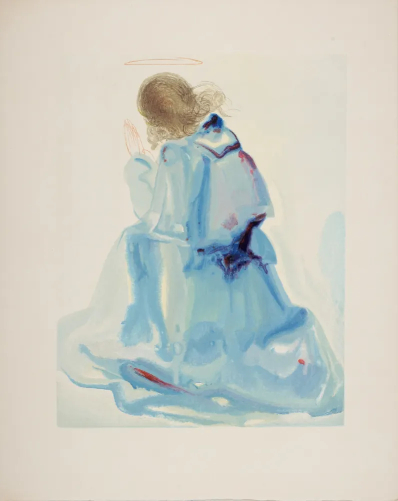 Holzschnitt Dali - L'Ange, 1963