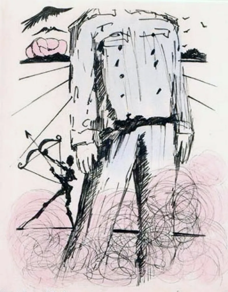 Stich Dali - Le bust de Mao