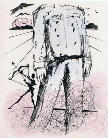 Stich Dali - Le bust de Mao