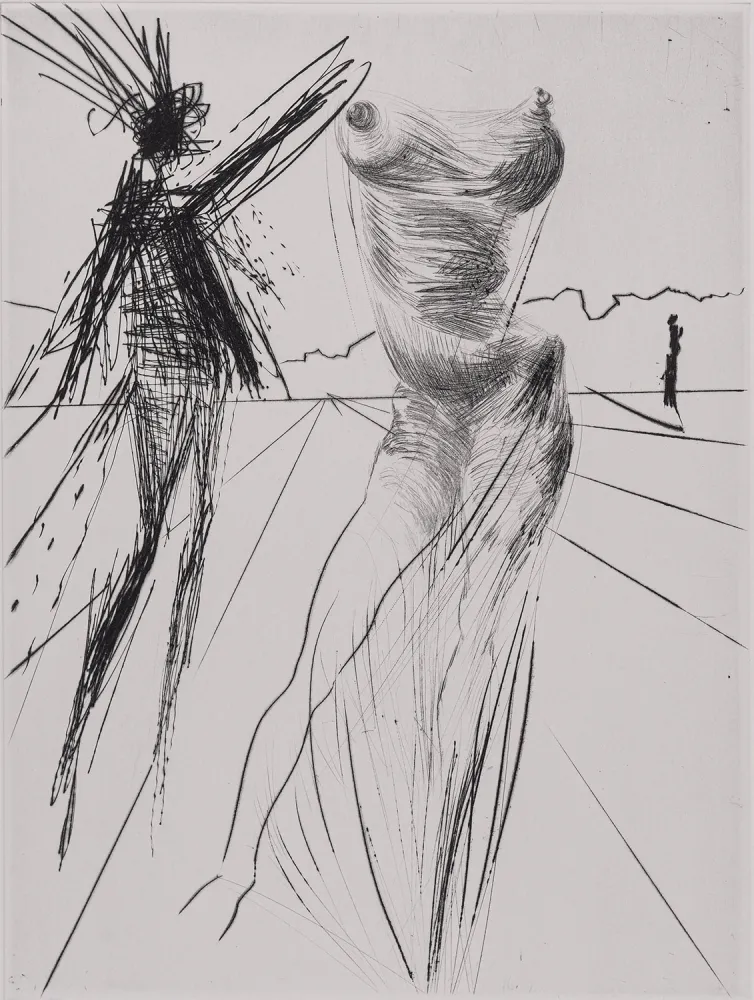 Stich Dali - Le Buste, 1969