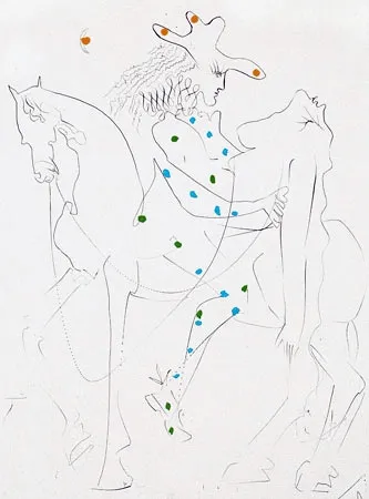 Stich Dali - Le cheval de Picasso