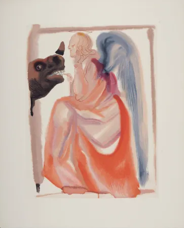 Lithographie Dali - Le ciel de Mercure