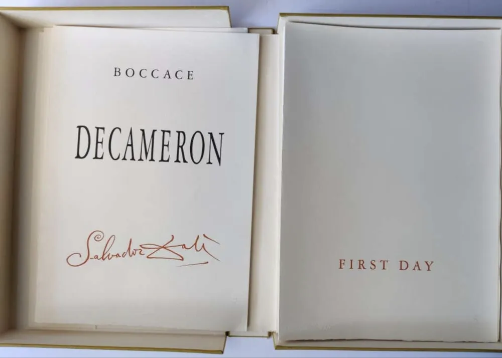 Lithographie Dali - Le Décaméron (1972) english , E.A