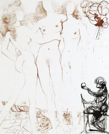Stich Dali - Le Jugement de Paris (The Judgment of Paris)