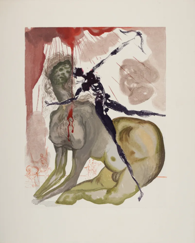 Holzschnitt Dali - Le Minautore, 1963