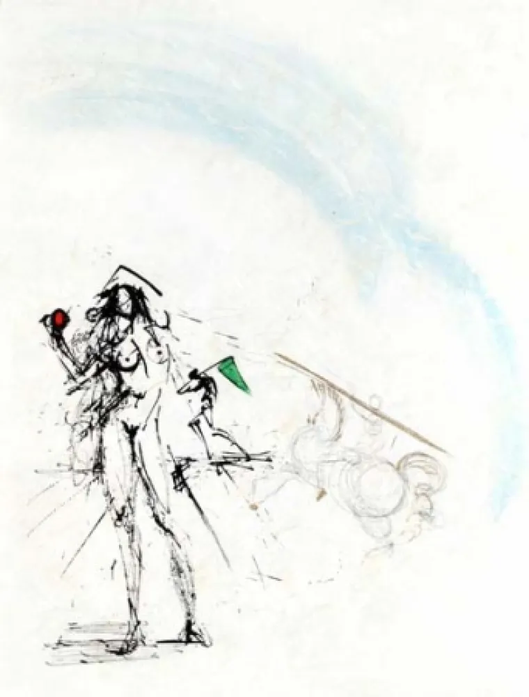 Stich Dali - Le Pecheur (The Angler)