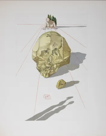 Lithographie Dali - Le Supplice des Hypocrites