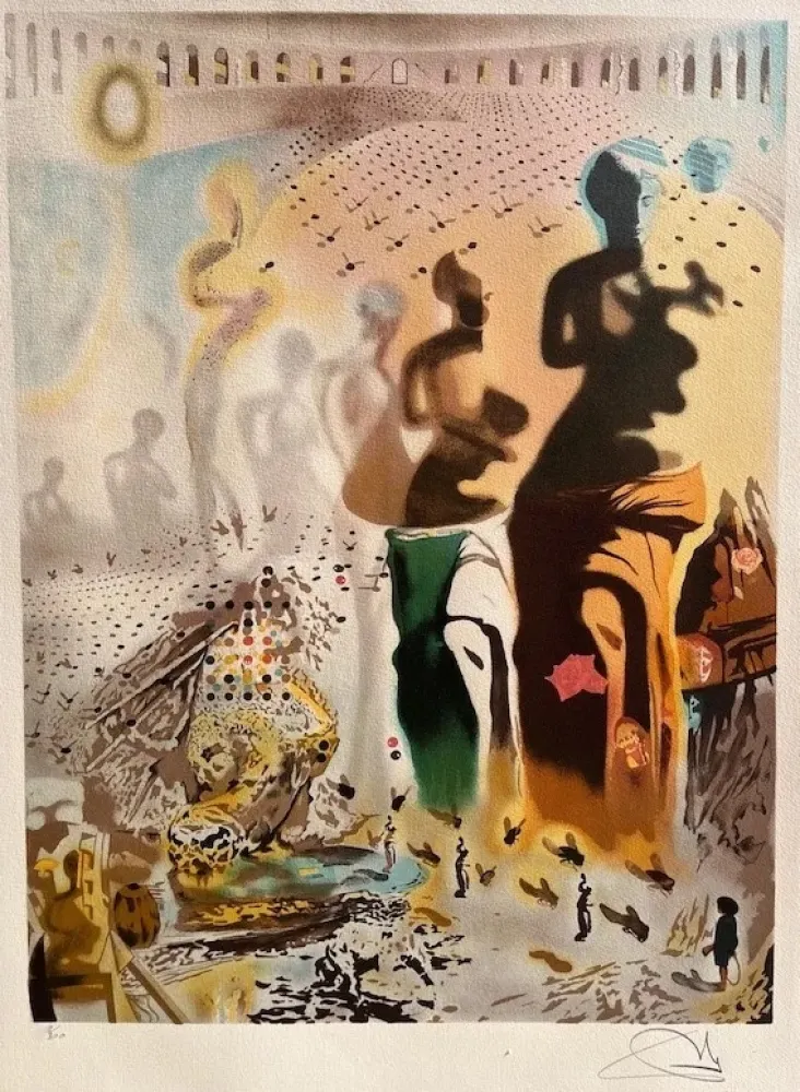 Lithographie Dali - Le Toréador Hallucinogène