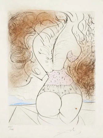 Radierung Dali -  Le Torse