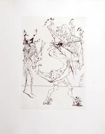 Stich Dali - Le Tricorne, 1958