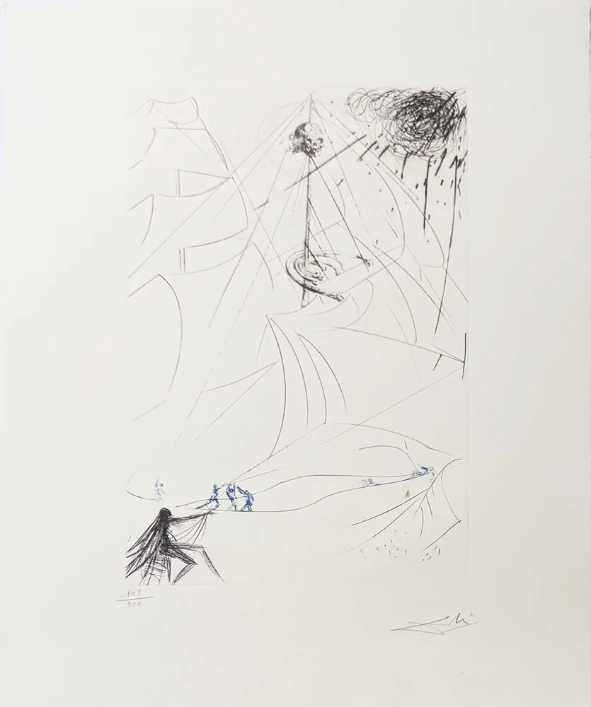Stich Dali - Le vaisseau fantôme - Hommage à Richard Wagner