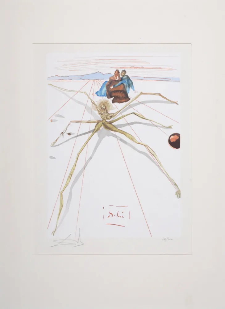 Stich Dali - Leaving the Terrace of Anger, 1963