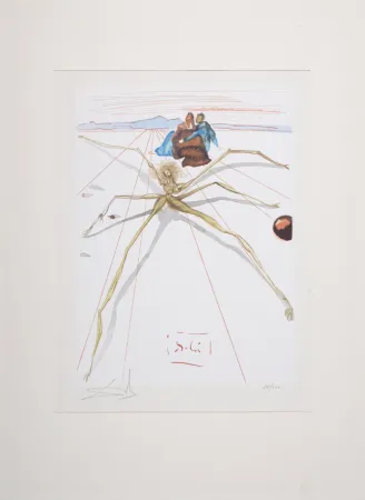 Stich Dali - Leaving the Terrace of Anger, 1963