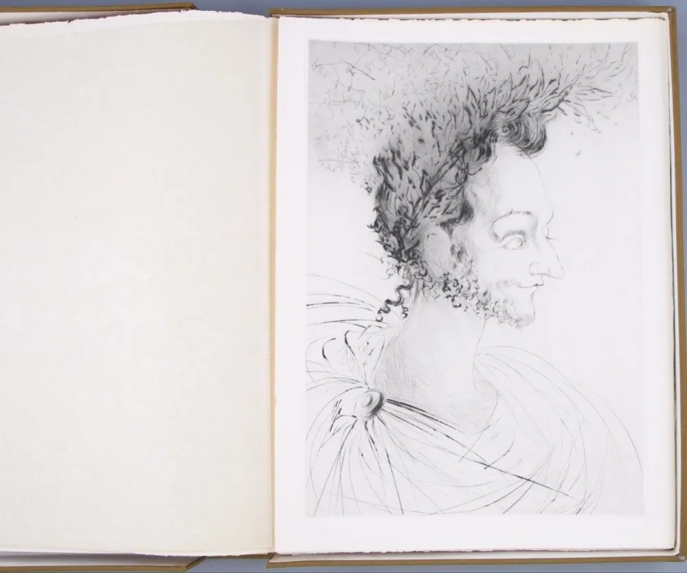 Illustriertes Buch Dali - Les amours de Cassandre 1968 portfolio 