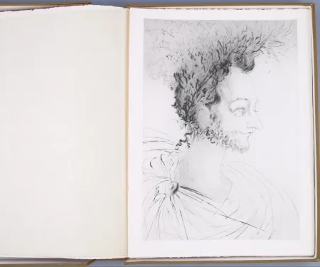 Illustriertes Buch Dali - Les amours de Cassandre 1968 portfolio 