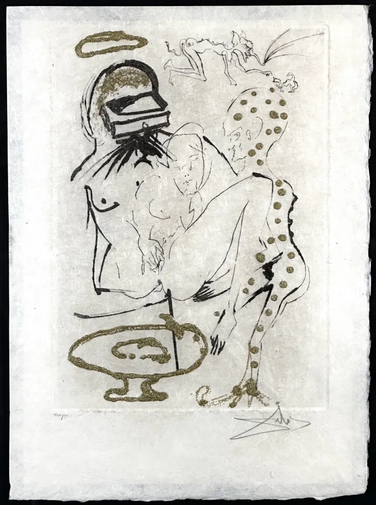 Stich Dali - Les Amours Jaunes Duel with Camelias