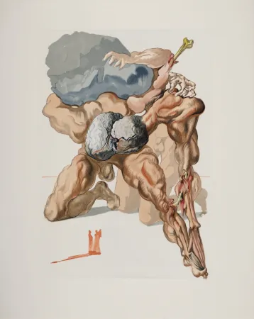 Holzschnitt Dali - Les Avares et les Prodigues, 1963