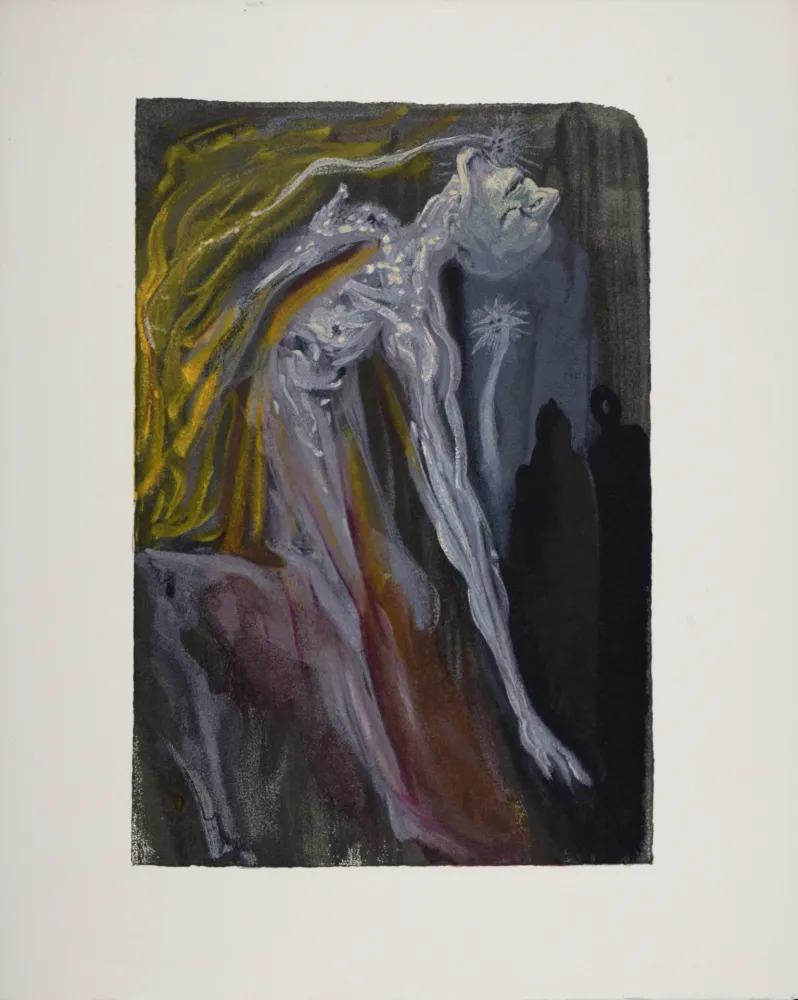 Lithographie Dali - Les Erinyes