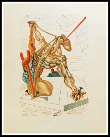 Holzschnitt Dali - LES FALSIFICATEURS