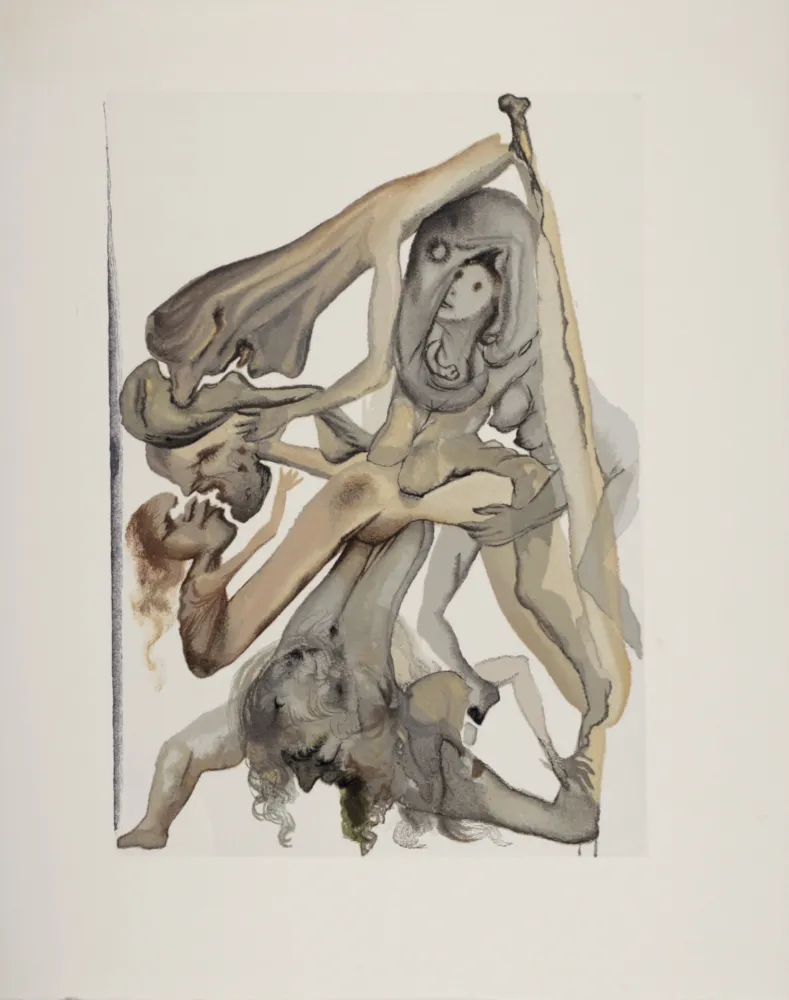 Holzschnitt Dali - Les Limbes, 1963