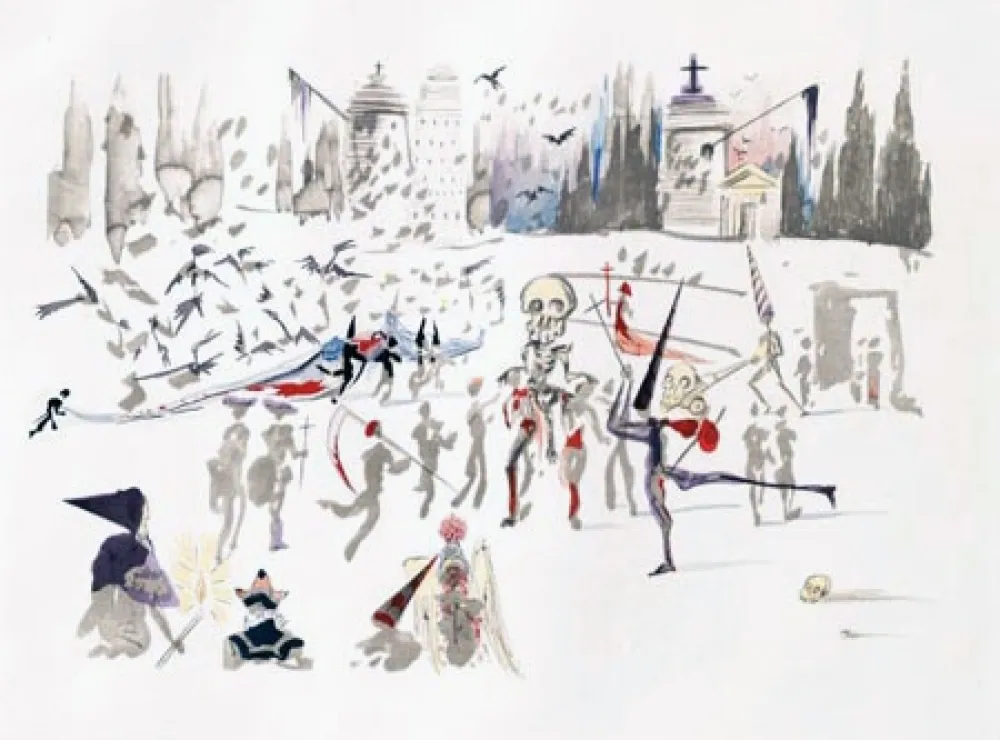 Stich Dali - Les Moulins (The Mills)