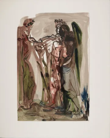 Holzschnitt Dali - Les Orgueilleux, 1963