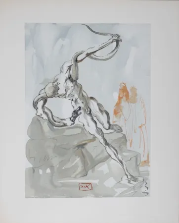 Lithographie Dali - Les voleurs