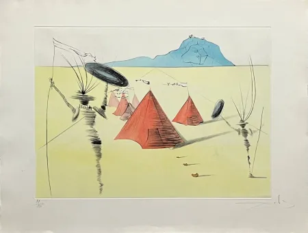 Radierung Dali - Levi