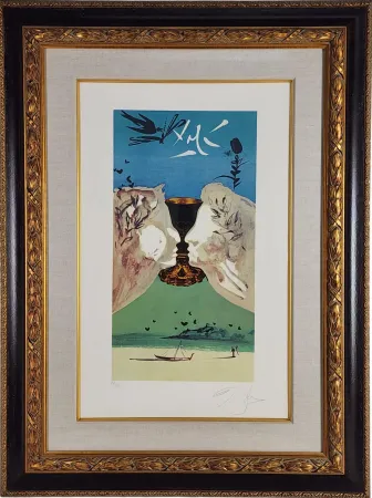Lithographie Dali - Lyle Stuart Ace of Cups